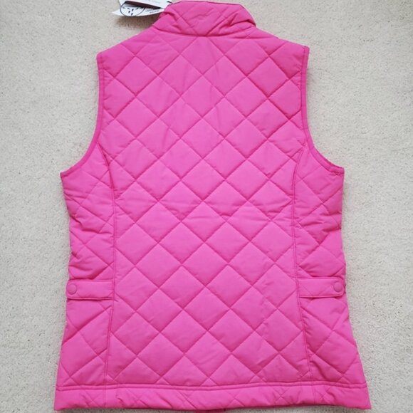 NWT Vineyard Vines Quilted Mountain Weekend Vest in Fuschia Pink szXS - Picture 13 of 16